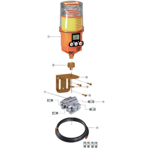 パルサールブ　Ｍ　汎用グリス　モーター式自動給油器　６０ｃｃ　M60/PL1　1 台