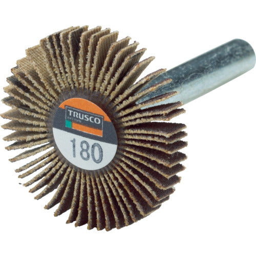 ＴＲＵＳＣＯ　薄型フラップホイール　３０Ｘ５Ｘ６　＃１８０　５個入　UF3005-180　1 箱
