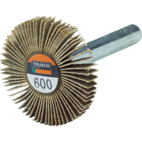 TRUSCO 얇은 플랩 휠 30X5X6 #600 5개입 UF3005-600 1상자