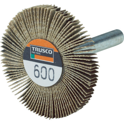 TRUSCO Thin Flap Wheel 40X5X6 #600 5 pieces UF4005-600 1 box