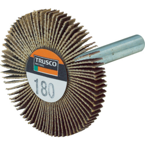 ＴＲＵＳＣＯ　薄型フラップホイール　５０Ｘ５Ｘ６　＃１８０　５個入　UF5005-180　1 箱