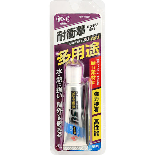 コニシ　ボンドウルトラ多用途ＳＵプレミアムハード　１０ｍｌ　クリアー　05140　1 本