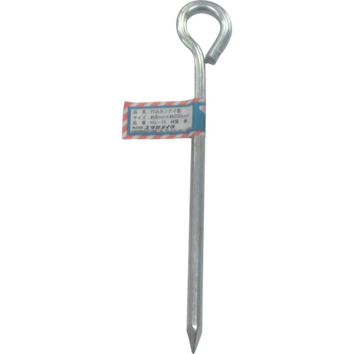 유타 카메이크 쇠장식 타입 칸아이형 8φ×200mm KG-15 1개