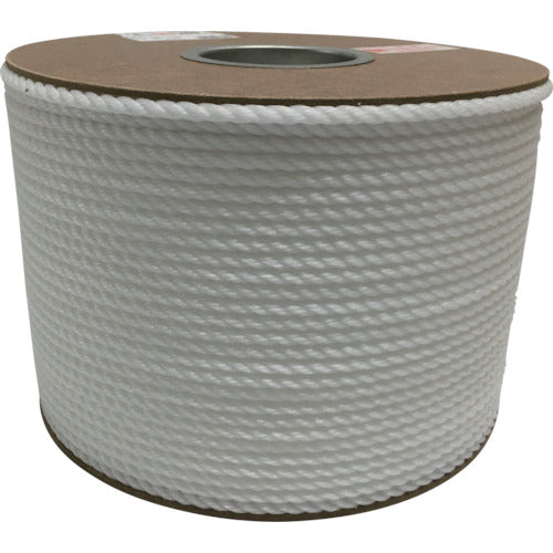 Yutakamake Polyethylene Rope Drum Roll 6mm x 200m White PRE-107 1 Roll