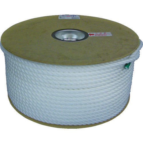 ユタカメイク　ポリエチレンロープドラム巻　９ｍｍ×１５０ｍ　ホワイト　PRE-57　1 巻