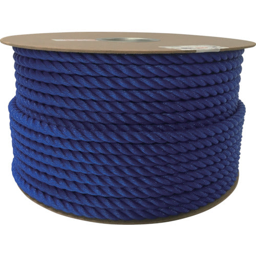 유타카 메이크 폴리에틸렌 로프 드럼 권 12mm×100m 블루 PRE-62 1권