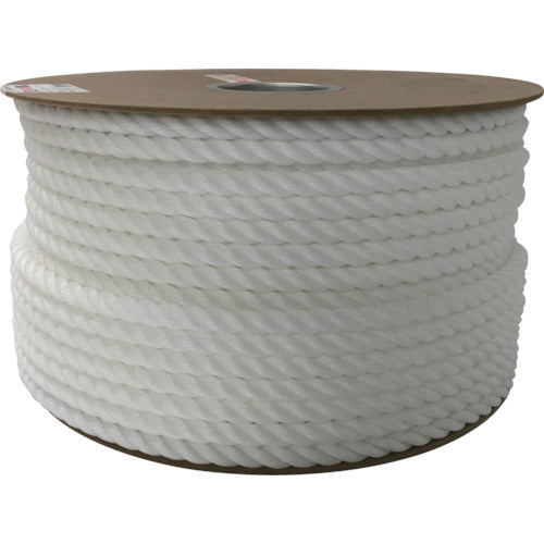 ユタカメイク　ポリエチレンロープドラム巻　１２ｍｍ×１００ｍ　ホワイト　PRE-67　1 巻