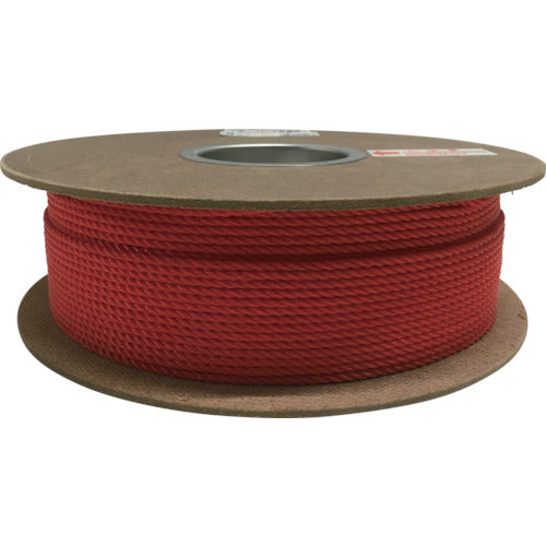 Yutakamake Polyethylene Rope Drum Roll 3mm x 200m Red PRE-71 1 Roll