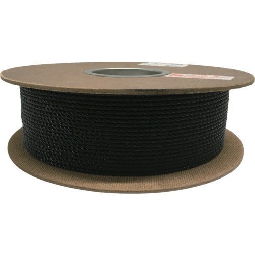 Yutakamake Polyethylene Rope Drum Roll 3mm x 200m Black PRE-74 1 Roll