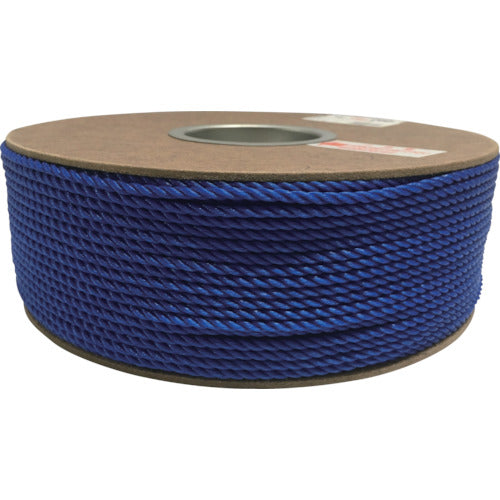 Yutakamake Polyethylene Rope Drum Roll 4mm x 200m Blue PRE-82 1 Roll