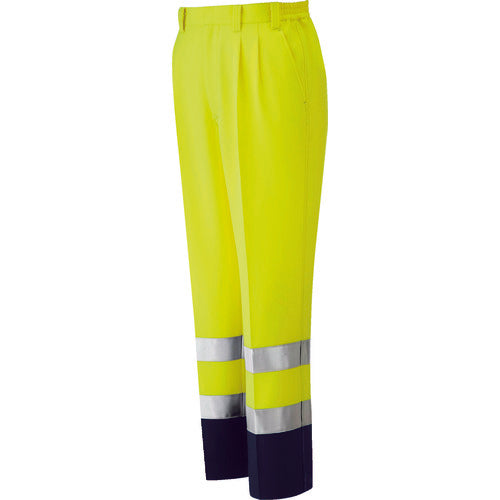 Midori Safety High Visibility Easy Flex Pants Yellow L VE 324-SITA-L 1 unit