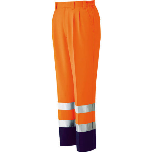 Midori Safety High Visibility Easy Flex Pants Orange S VE 325-SITA-S 1 Pair