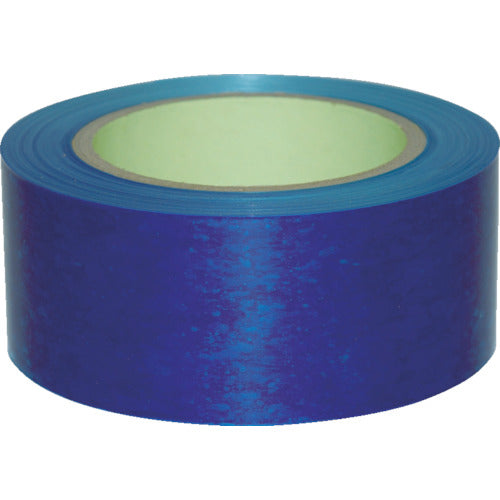 ＴＲＵＳＣＯ　ストレッチフィルム　厚みμ２０Ｘ幅５０ｍｍＸ長さ３００ｍ　青　TSF-20-50B　1 巻