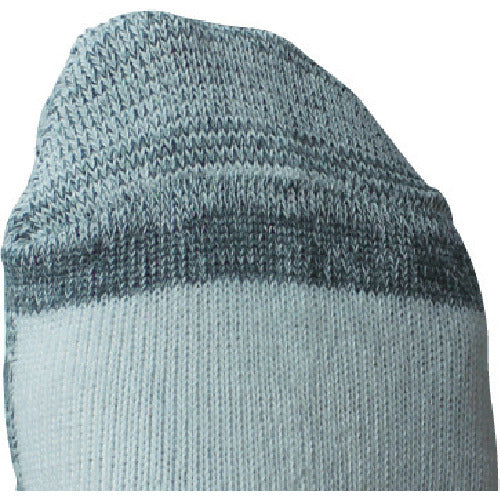 Otafuku Strong Socks, Bottom Strength Type, Black x Gray, Round Toe, Set of 2 Pairs, S-852, 1 PK