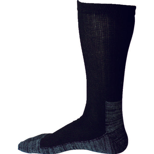 Otafuku Strong Socks, Bottom Strength Type, Black x Gray, Tabi Style, Set of 2 Pairs, S-855, 1 PK