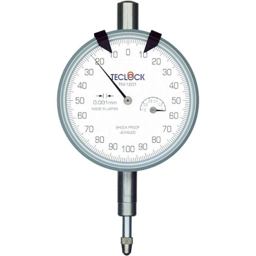 TecLock Dial Gauge Measurement Range 0-1mm TM-1201F 1 pc