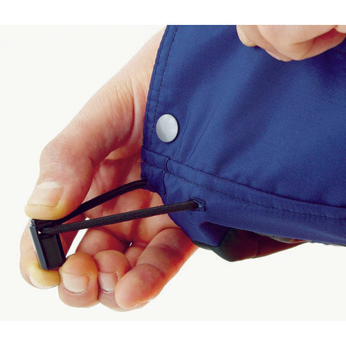 미도리 안전 고시인성 방수 대전 방지 방한 블루존 오렌지 LL SE1135-UE-LL 1 착용