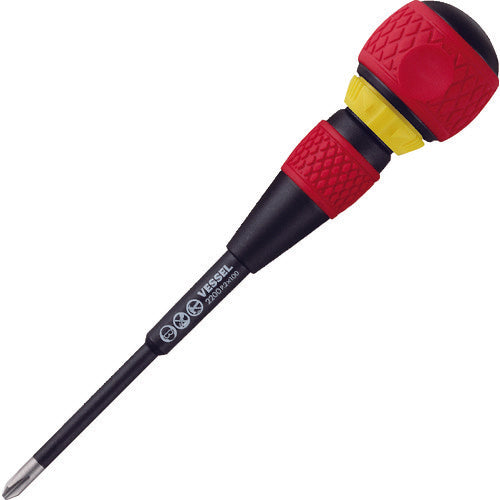 VESSEL Ball Ratchet Driver 2200 (+) 2 x 100 2200-2-100 1 piece