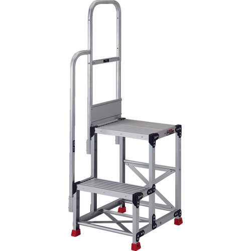 TRUSCCO 받침대 2단 본체 계단 한 난간 TSF-257TE18 1대