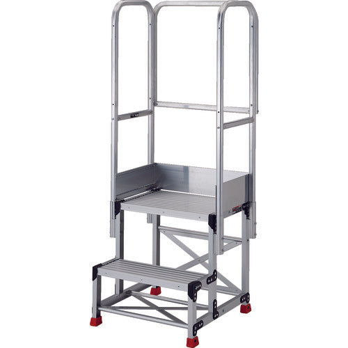 TRUSCCO 받침대 2단 본체 천장 삼방 난간 1100 TSF-266TE2-11H 1대