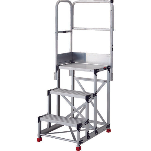 TRUSCCO 작업용 발판 3단 천장 쌍방향 난간 높이 900mm TSF-369TE12 1대