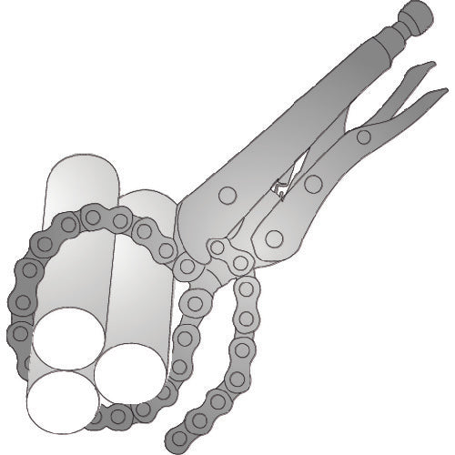 ＴＲＵＳＣＯ　チェーングリッププライヤー　TCGP-240　1 丁