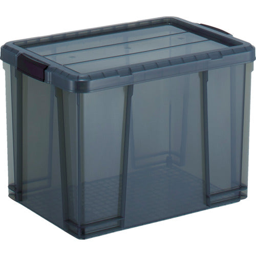 ＴＲＵＳＣＯ　クリアライトボックス　４７Ｌ　黒半透明　TCR-02D-BK　1 個