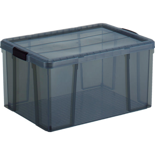 ＴＲＵＳＣＯ　クリアライトボックス　６６Ｌ　黒半透明　TCR-04-BK　1 個