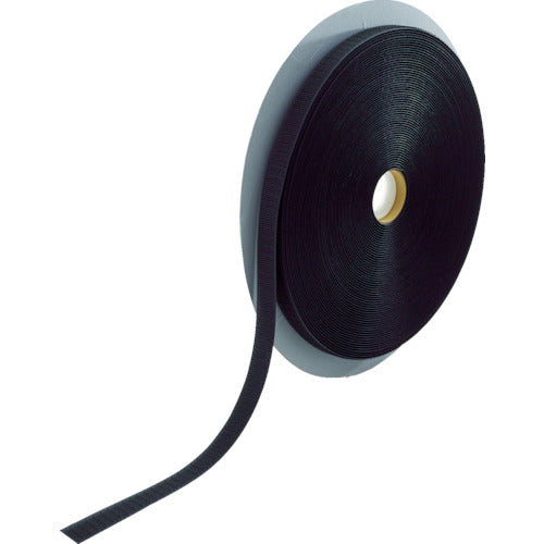 ＴＲＵＳＣＯ　マジックテープ　縫製用Ａ側　１６ｍｍ×２５ｍ　黒　TMAH-1625-BK　1 巻