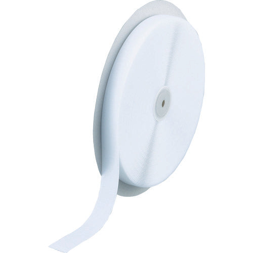 ＴＲＵＳＣＯ　マジックテープ　縫製用Ａ側　１６ｍｍ×２５ｍ　白　TMAH-1625-W　1 巻