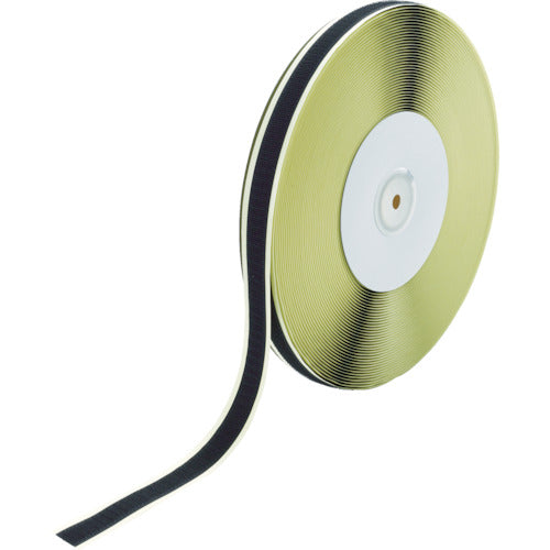 TRUSCO 매직 테이프[[R하]] 접착 부착 A측 16mm×25m 검정 TMAN-1625-BK 1권