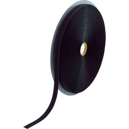 TRUSCO 매직 테이프 봉제용 B측 16mm×25m 블랙 TMBH-1625-BK 1권