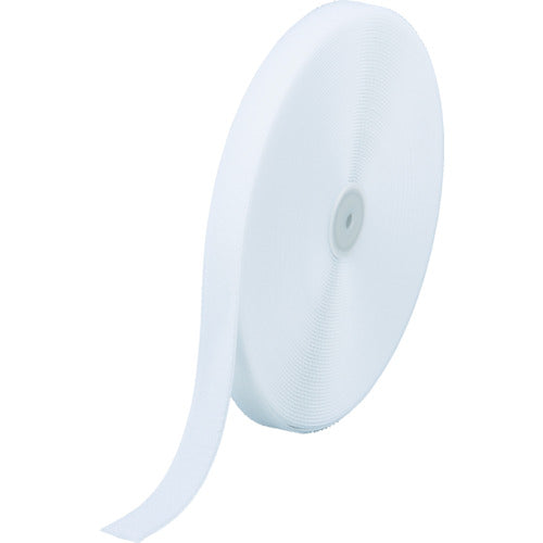 TRUSCO 매직 테이프 봉제용 B측 20mm×25m 화이트 TMBH-2025-W 1권