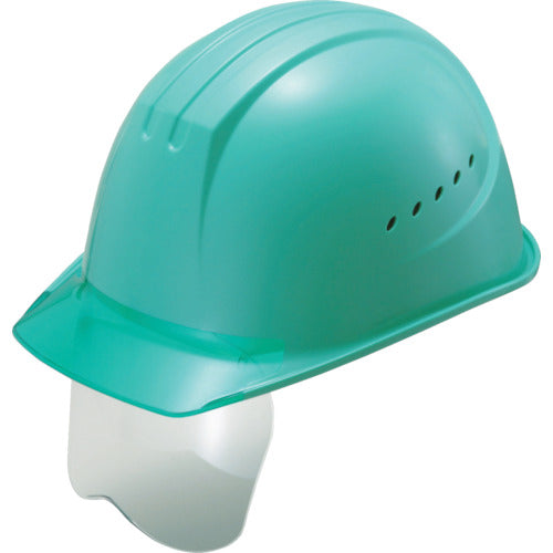 Tanizawa Air Light Equipped Shield Helmet ST#1610VJ-SH (EPA) Hat Color Green 1610VJ-SH-G2V3-J 1 pc