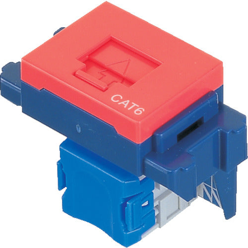 Ｐａｎａｓｏｎｉｃ　ぐっとすシリーズ情報モジュラジャック　ＣＡＴ５Ｅ　埋込型　レッド　NR3160R　1 個