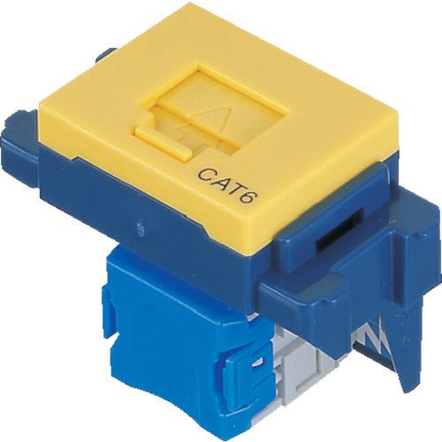 Ｐａｎａｓｏｎｉｃ　ぐっとすシリーズ情報モジュラジャック　ＣＡＴ５Ｅ　埋込型　イエロー　NR3160Y　1 個