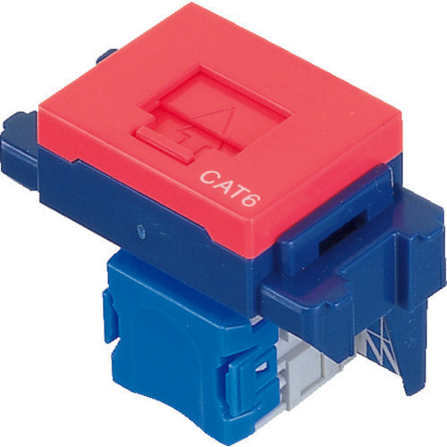 Panasonic Goods Series Information Modular Jack CAT6 Recessed Type Red NR3170R 1 pc