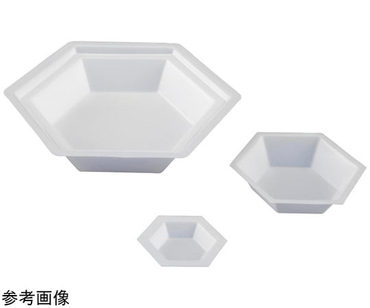 Hexagonal Weigh Boat Large Anti-static White 1 box (500 pieces) HS14251C 1 box (500 pieces)