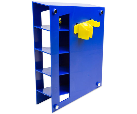 Magnetic Manual Pipette Rack ABS Plastic Blue HS20612M 1pc