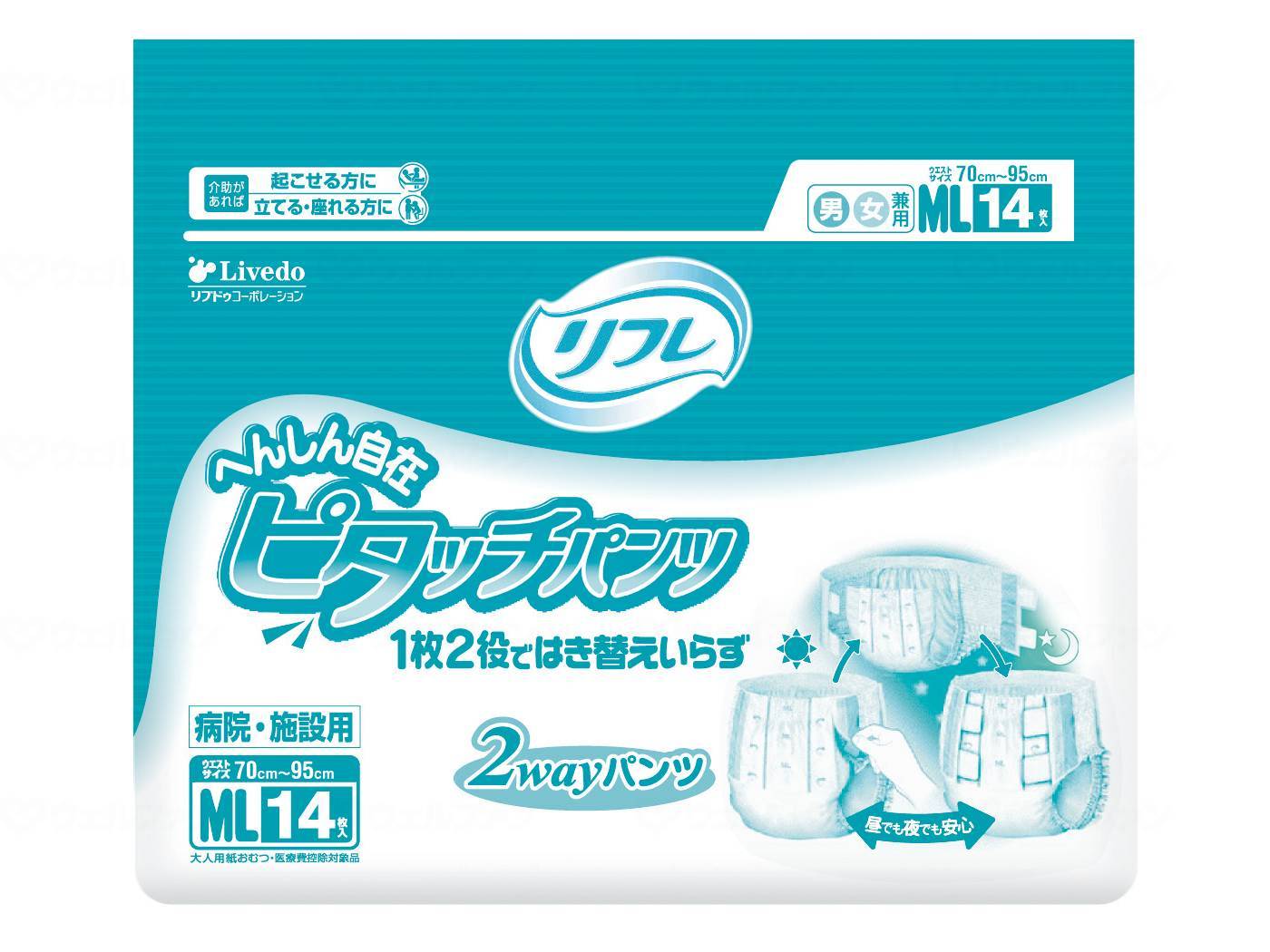 리브드 G 헨신 자유 자재 패치 팬티 가방 ML