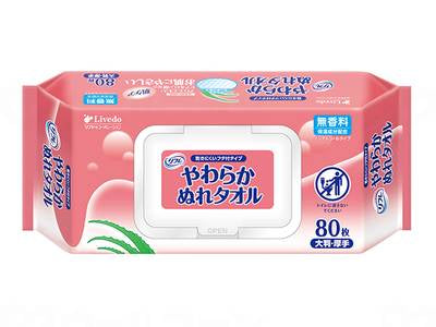 リブドゥTやわらかぬれﾀｵﾙ ﾌﾀ付 袋