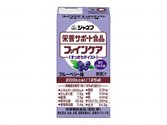 キユーピーﾌｧｲﾝｹｱすっきりﾃｲｽﾄ ｹｰｽ ﾌﾞﾙｰﾍﾞﾘｰ風味