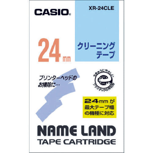 カシオ　ネームランド用クリーニングテープ２４ｍｍ　XR-24CLE　1 本