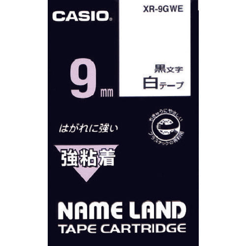 Casio Nameland Strong Adhesive Tape 9mm XR-9GWE 1 pc