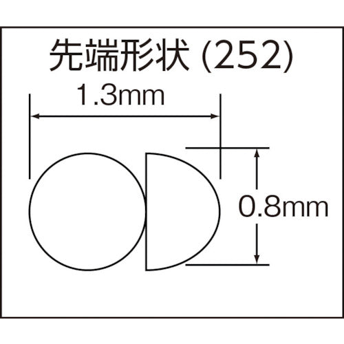 アネックス　ラバーグリップヤットコ　片丸タイプ１３５ｍｍ　252　1 丁