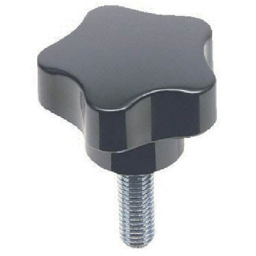 ELESA 탭드 블라인드 노브(수나사·스틸제) 외경 50 M8×1.25 BTK50AX30 1개