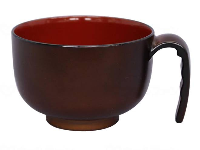 Daiwa Soup Bowl with Handle, Brown