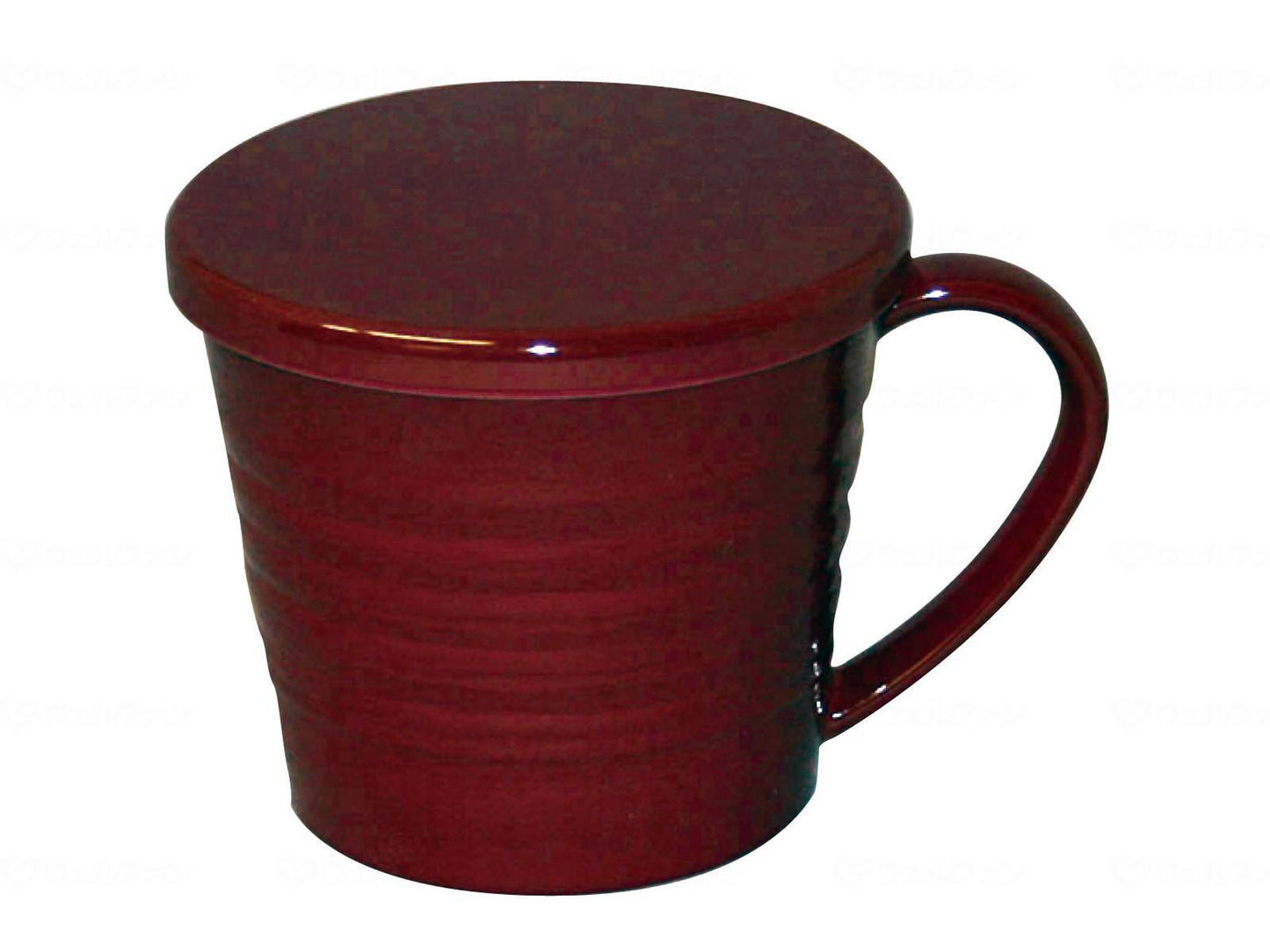 타이와 뚜껑이 달린 가벼운 머그잔