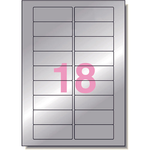 3M 에이원 옥외용 사인 라벨(레이저) 윤기 지우는 실버 18면 (5장) 31056 1 PK