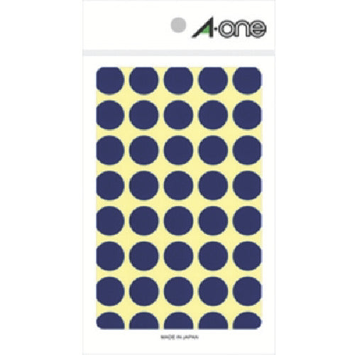 3M 에이원[[TM상]] 컬러 라벨 원형 15mmΦ 청색(14장입) 07022 1 PK